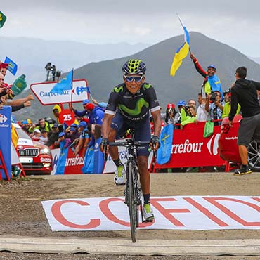 Nairo ganó en Lagos de Covadonga y regresó al liderato de la ronda ibérica