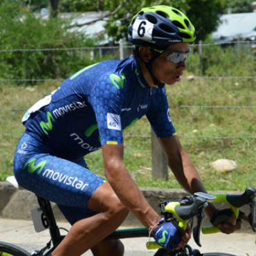 Yubert Contreras se mantiene como el mejor del Movistar en Vuelta de la Juventud