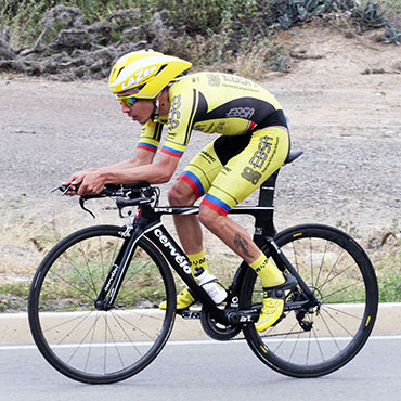 Cristian Serrano ganó la CRI de la Vuelta a Boyacá 2016