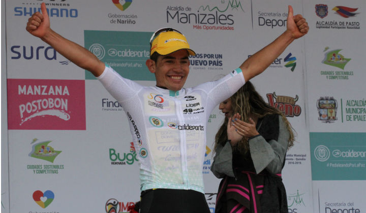 Diego Fernando Cano espera que el título de la Vuelta de la Juventud le abra las puertas para llegar lejos