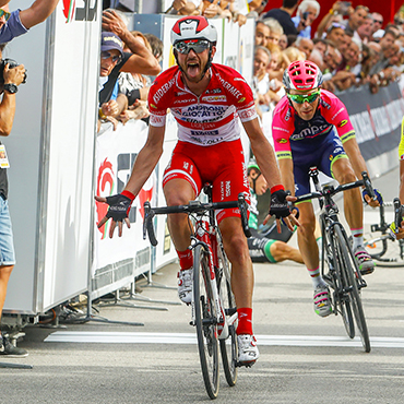 Gavazzi se impuso en el sprint que definió el Memorial Marco Pantani 2016