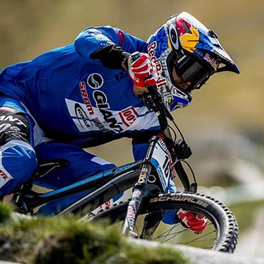 Marcelo Gutiérrez se impuso por cuarta vez consecutiva en el Garbanzo DH del Crankworx Festival en Whistler, Canadá