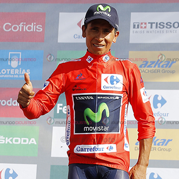 Nairo Quintana se mantiene líder de la Vuelta a España