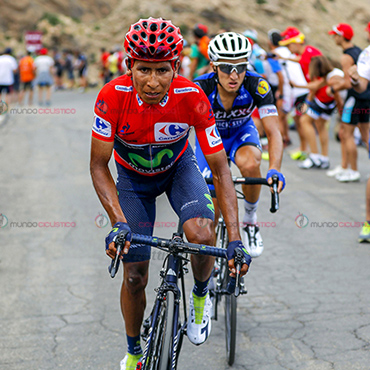 Nairo Quintana se mantiene líder de la Vuelta a España