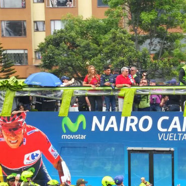 Colombia le rindió espectacular homenaje a Nairo Quintana