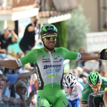 Sonny Colbrelli fue el vencedor de la carrera de los Tres Valles Varesinos