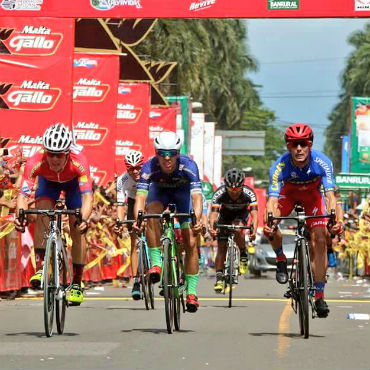 Dorian Monterroso, ganador de tercera etapa de Vuelta a Guatemala
