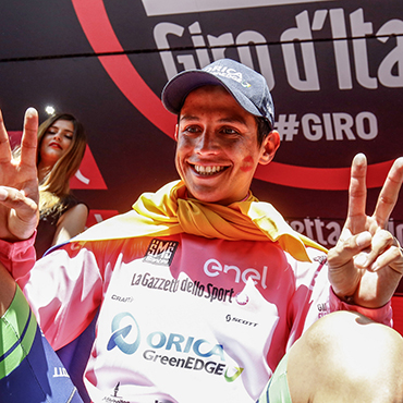 Esteban Chaves, subcampeón del Giro 2016