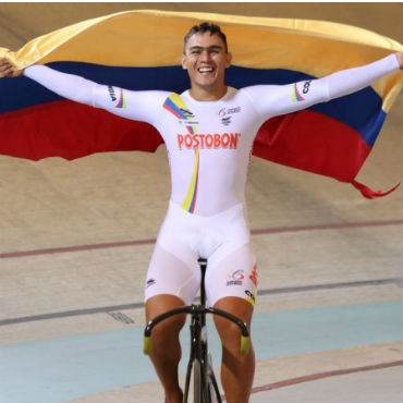 Fabián Puerta cerró con una medalla de oro más en el Keirin