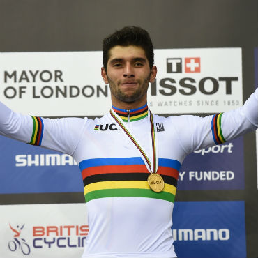 Fernando Gaviria, Campeón Mundial del Ómnium