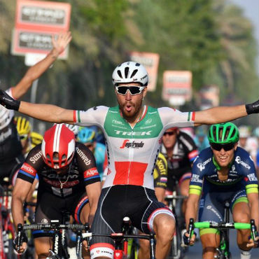 Giacomo Nizzolo ganador de primera etapa del Tour de Abu Dhabi