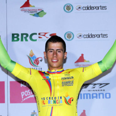 Johan Moreno ganó Prólogo y es primer líder de Vuelta del Porvenir