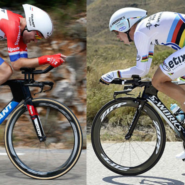 TomDumoulin y Tony Martin, en un gran duelo en la CRI del Mundial de Ruta de Catar