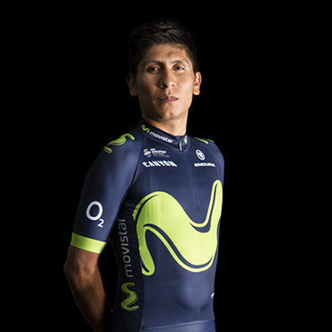 Quintana ya probó la nueva equipación de Endura para la temporada 2017 del Movistar Team