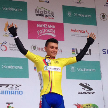 Yeison Casallas ganador de la CRI y nuevo líder de la Vuelta del Futuro