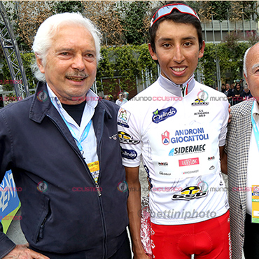 Egan Bernal, uno de los colombianos que hace parte del Androni-Sidermec