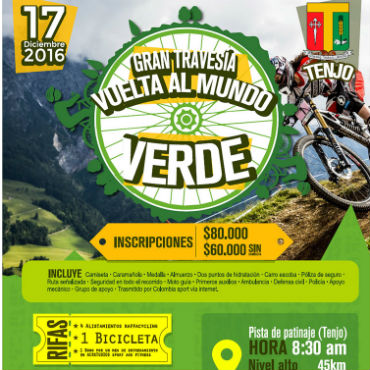 Todo listo para Gran Travesía-Verde en Tenjo-Cundinamarca