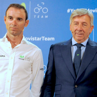 Alejandro Valverde y sus declaraciones sobre el recorrido de la Vuelta a España (Foto Movistar)