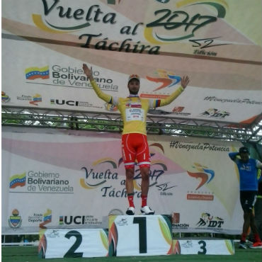 Raffaello Bonusi ganador de primera etapa de Vuelta al Táchira