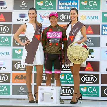 Reyes sostuvo la camiseta de líder de la montaña de la Vuelta al Alentejo