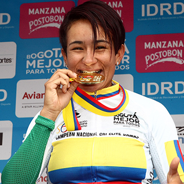 Ana Sanabria defendió con éxito titulo y se llevó el oro en la CRI del Campeonato Nacional