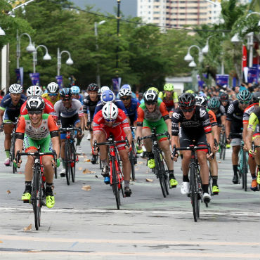 Enrico Barbini ganador de etapa Tour de Langkawi