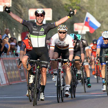 Mark Cavendish ganador de etapa y primer líder de Abu Dhabi Tour