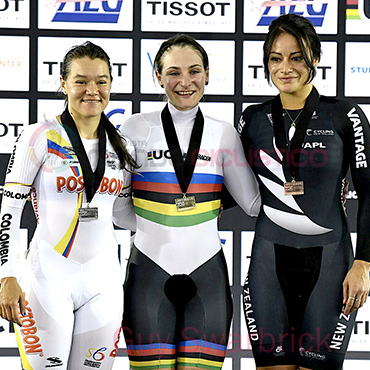 Marta Bayona medalla de plata en cuarta parada de ciclismo de pista en los Ángeles