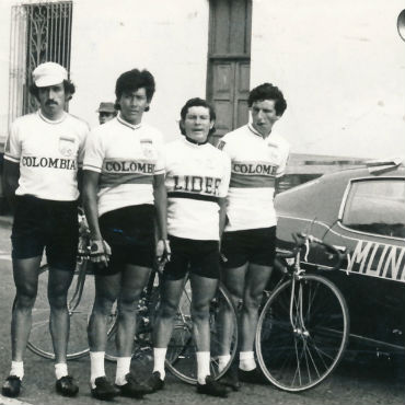 Fabio Navarro, Luis Murillo, Patrocinio Jiménez y Plinio Casas Vuelta al Táchira de 1977