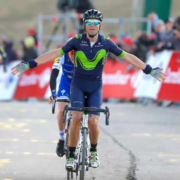 Alejandro Valverde ganador de etapa de Vuelta a Cataluña (Fotos-Movistar)