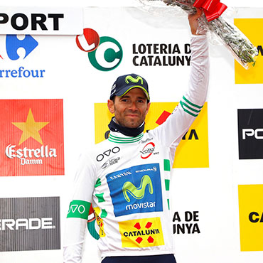 Alejandro Valverde se puso líder de la Vuelta a Cataluña tras un espectacular duelo con Chris Froome y Alberto Contador