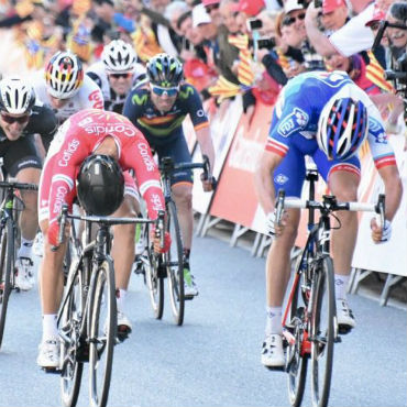 Davide Cimolai ganador de etapa y primer líder de Vuelta a Cataluña