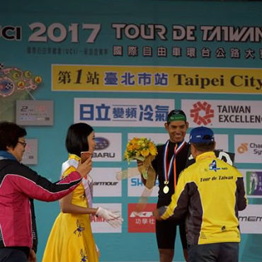 Edwin Avila, sub-campeón de Tour de Taiwan