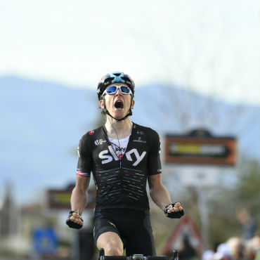Geraint Thomas ganador de segunda etapa de Tirreno Adriático