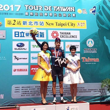 James Gullen ganador de etapa y nuevo líder de Tour de Taiwan