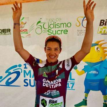 Milena Salcedo se impuso en etapa de Vuelta a Sucre