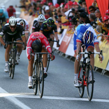 Nacer Bohanni, el vencedor de la cuarta etapa de Vuelta a Cataluña