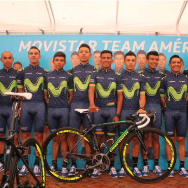 El domingo en Bogotá fue presentado el Movistar-Team-America 720