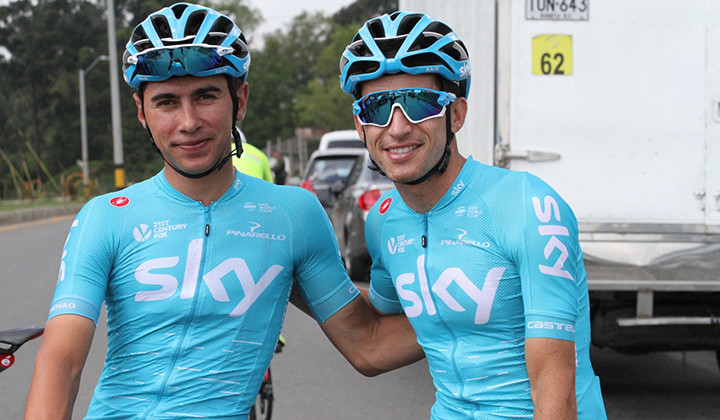 Sergio y Sebastián Henao formarán en el Team Sky para el GP Miguel Indurain