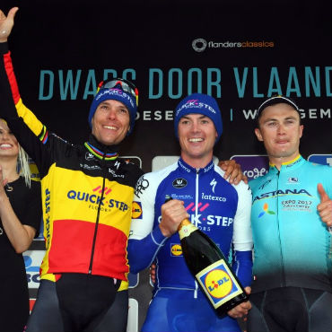 Yves Lampaert ganador de la Dwars Door Vlaanderen