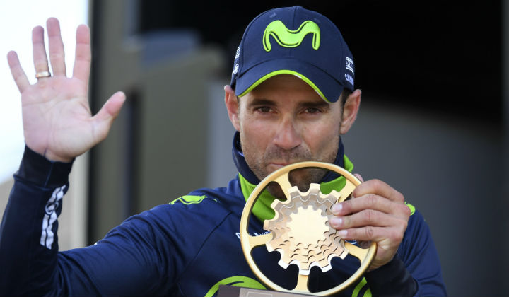Alejandro Valverde ganó su quinta Flecha Valona (Foto Movistar)
