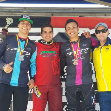 Carlos Ramírez, podio en pista de Ubaté