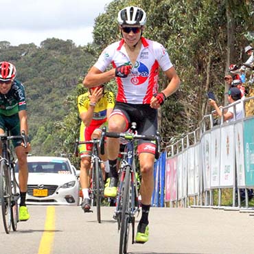 Cristian Muñoz ganó la sexta etapa de la Vuelta de la Juventud en PM (1a) d