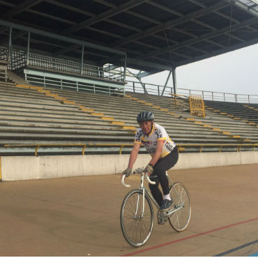 Eduardo Bustos destacado ciclista de esa fabulosa época del pedalismo cundinamarqués