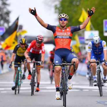 Sonny Colbrelli, el ganador de la La Fléche Brabançonne