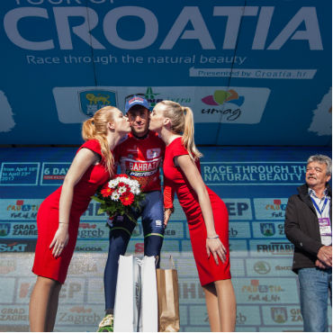 Vincenzo Nibali,líder del Tour de Croacia