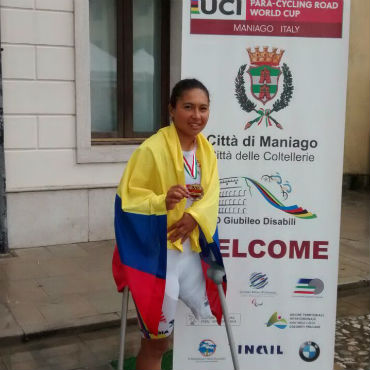 Carolina Munévar, medalla de Bronce en CRI en Maniago,Italia 720