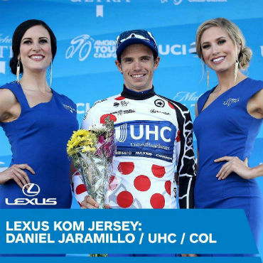 Daniel Jaramillo comanda la modalidad de montaña de Tour de California