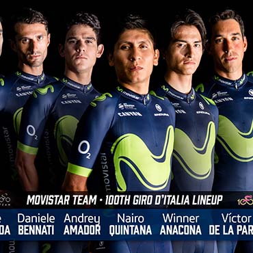 Movistar anunció el equipo que acompañará a Nairo Quintana en su apuesta por una nuev