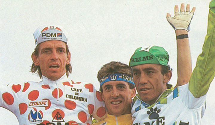Fabio Parra fue tercero en Tour de Francia de 1988 y ganó una etapa